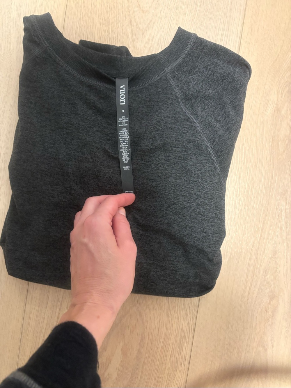 Vuori Charcoal Gray Crewneck Sweatshirt